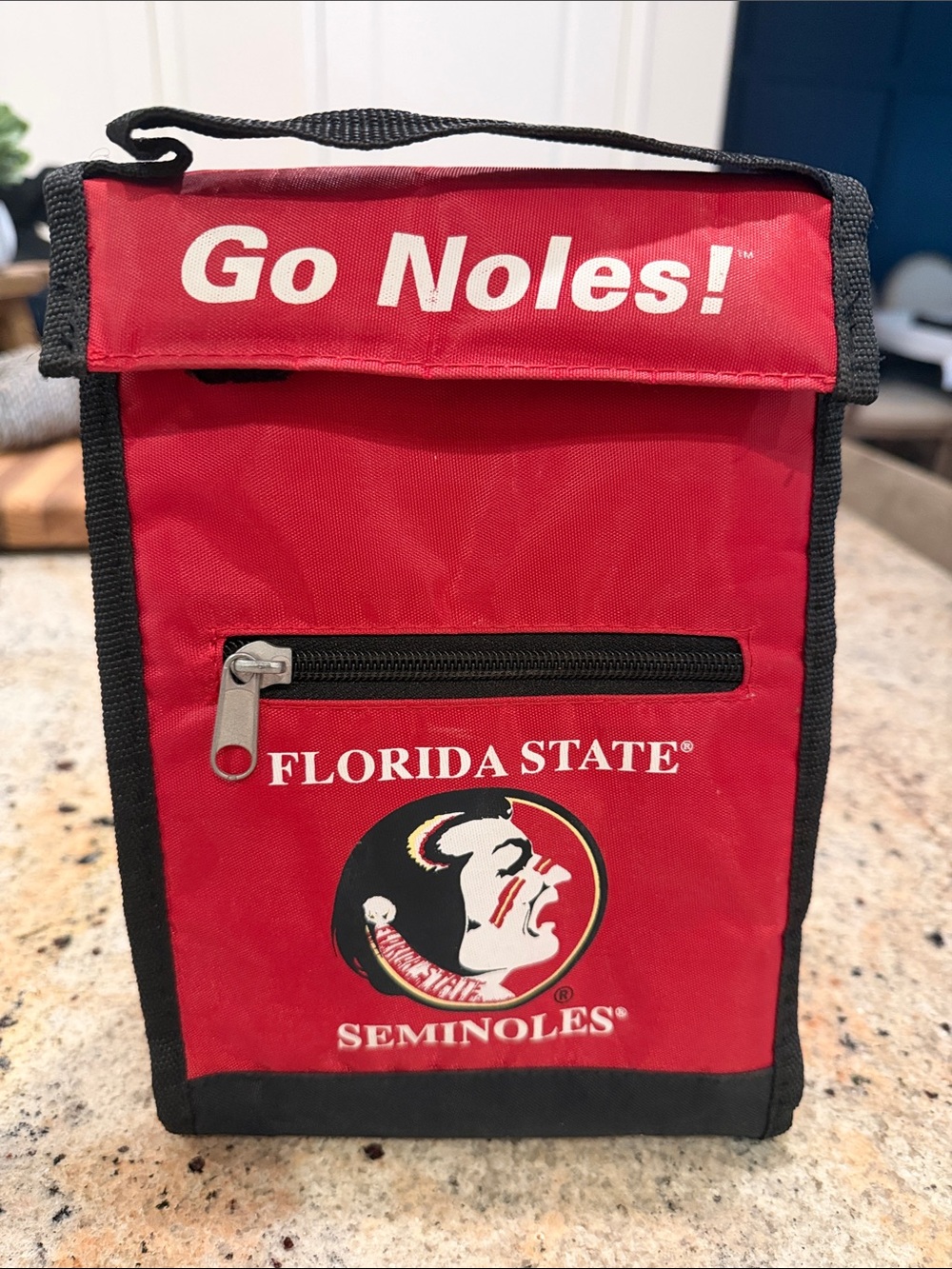 Florida State Seminoles Red Insulated Lunch Bag - Go Noles!